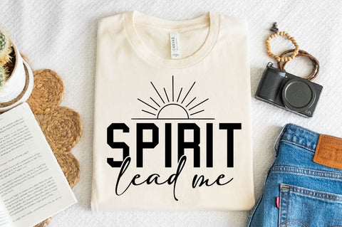 Spirit lead me Sleeve SVG Design, Christian Sleeve SVG, Faith SVG Design, Jesus Sleeve SVG SVG Regulrcrative 