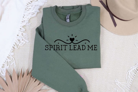 Spirit lead me Sleeve SVG Design, Christian Sleeve SVG, Faith SVG Design, Jesus Sleeve SVG SVG Regulrcrative 