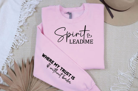 Spirit lead me Sleeve Svg Design SVG Designangry 
