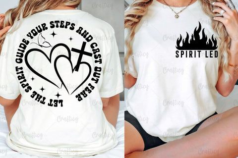 Spirit led Front and Back SVG T shirt Design SVG Designangry 