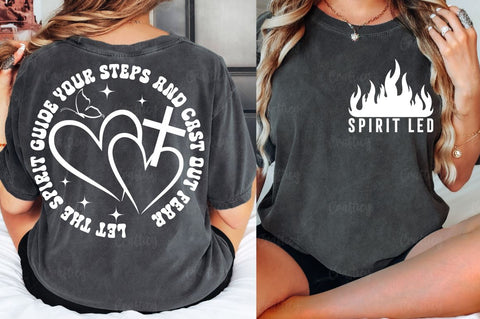 Spirit led Front and Back SVG T shirt Design SVG Designangry 