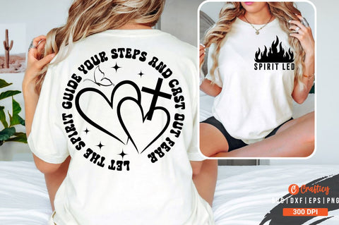 Spirit led Front and Back SVG T shirt Design SVG Designangry 