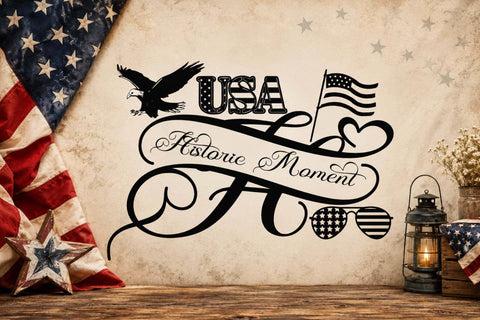 Spirit Patriotic Monogram Font Prasetya Letter 