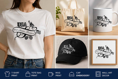 Spirit Patriotic Monogram Font Prasetya Letter 