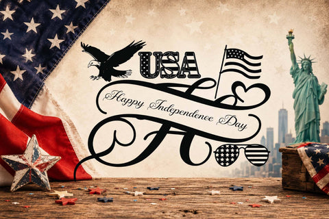 Spirit Patriotic Monogram Font Prasetya Letter 