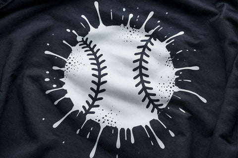 Splatter Baseball SVG: Paint Splash Design SVG DesignDestine 