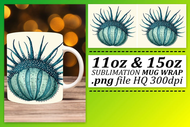 Splendid Oceanic Scene Sublimation Design Sublimation afrosvg 