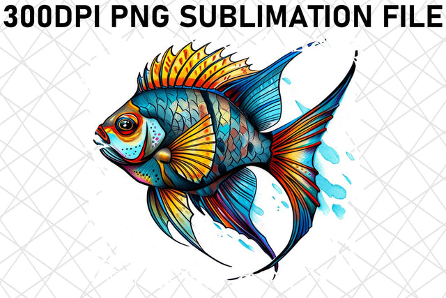 Splendid Underwater World Sublimation Graphics for Crafting Fun Sublimation afrosvg 