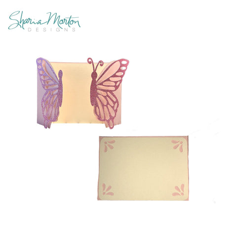 Split Butterfly 3D Opening Card for Birthdays, Weddings, and Special Occasions SVG Sharia Morton Designs 