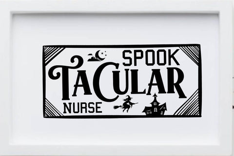 Spook Tacular Nurse SVG Angelina750 