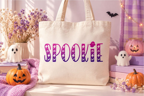 Spookie - Halloween Font with SVG Alphabet Font AnningArts Design 