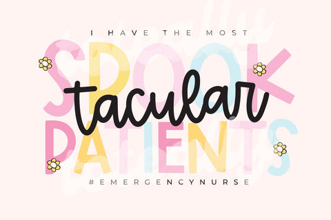 Spooktacular Patients - Emergency Nurse SVG Toteally Creations 
