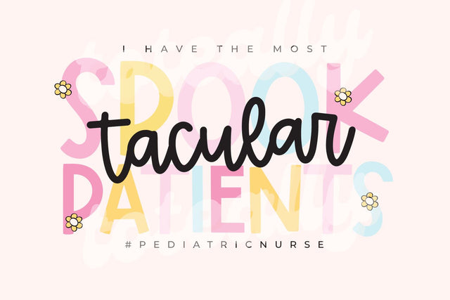 Spooktacular Patients - Pediatric Nurse SVG Toteally Creations 