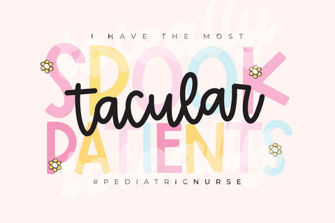 Spooktacular Patients - Pediatric Nurse SVG Toteally Creations 