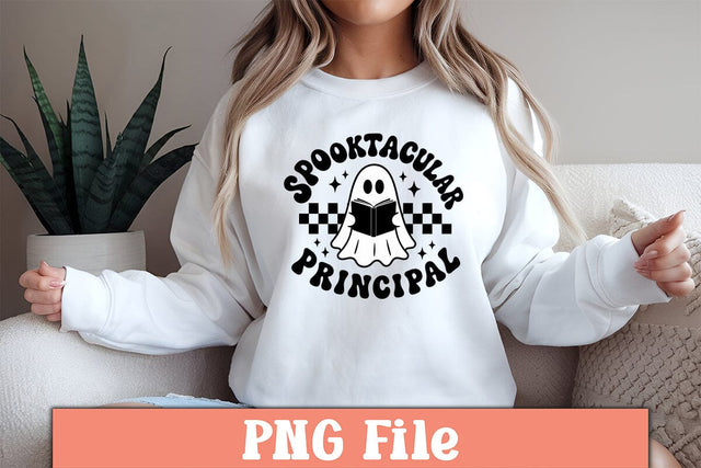 Spooktacular Principal PNG Sublimation Craftlabsvg24 