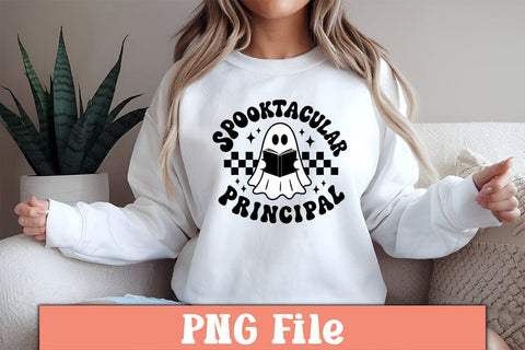 Spooktacular Principal PNG Sublimation Craftlabsvg24 
