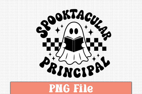 Spooktacular Principal PNG Sublimation Craftlabsvg24 