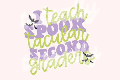 Spooktacular Second Graders SVG SVG Toteally Creations 