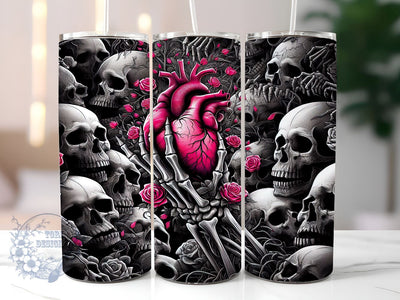 Spooky 20oz Skinny Tumbler, Halloween Tumbler Png, Straight & Tapered Tumbler Wrap, Instant Digital Download Sublimation ToriDesigns 