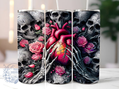 Spooky 20oz Skinny Tumbler, Halloween Tumbler Png, Straight & Tapered Tumbler Wrap, Instant Digital Download Sublimation ToriDesigns 