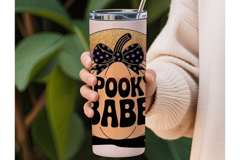 Spooky Babe 20oz Tumbler Design Sublimation DesignSVG 