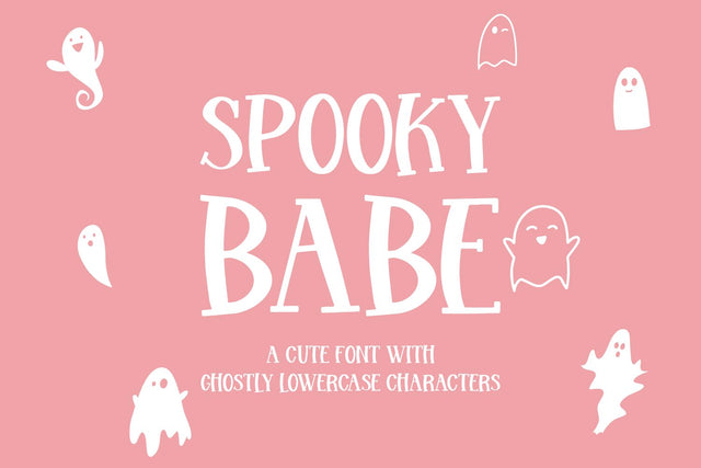 Spooky Babe Ghost Font Font Beck McCormick 