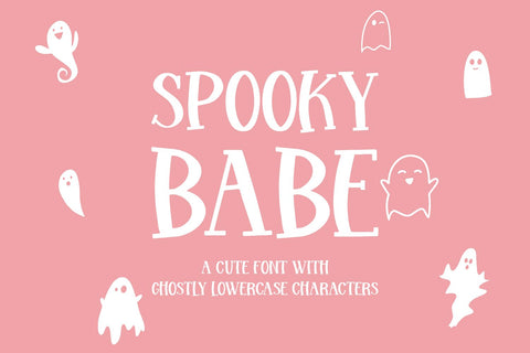 Spooky Babe Ghost Font Font Beck McCormick 