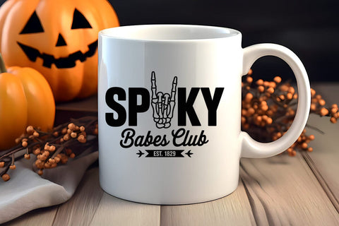 Spooky Babes Club Est 1829 SVG Angelina750 