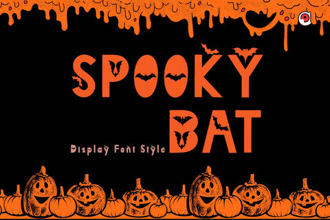 Spooky Bat Font Prasetya Letter 