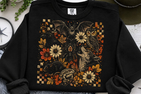 Spooky Bat Wolf Halloween PNG SVG DesignDestine 