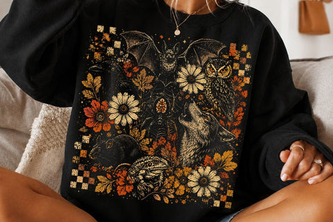 Spooky Bat Wolf Halloween PNG SVG DesignDestine 
