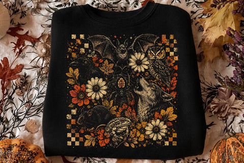Spooky Bat Wolf Halloween PNG SVG DesignDestine 