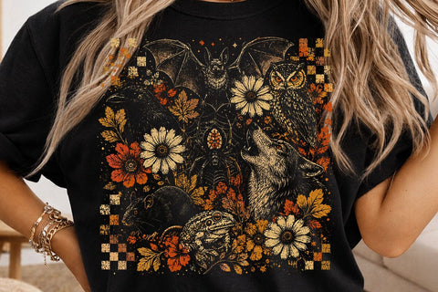Spooky Bat Wolf Halloween PNG SVG DesignDestine 