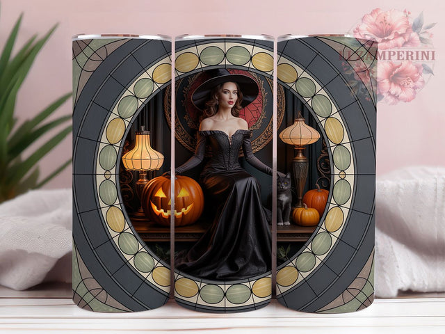 Spooky Bats Magic Halloween Witch Tumbler, Spooky Season Wrap, Bats Witch Cup, 20Oz Sublimation Design, Gothic Fall Drinkware, Haunted Night Mug, Magic Witch Tumbler Sublimation Li Zamperini 