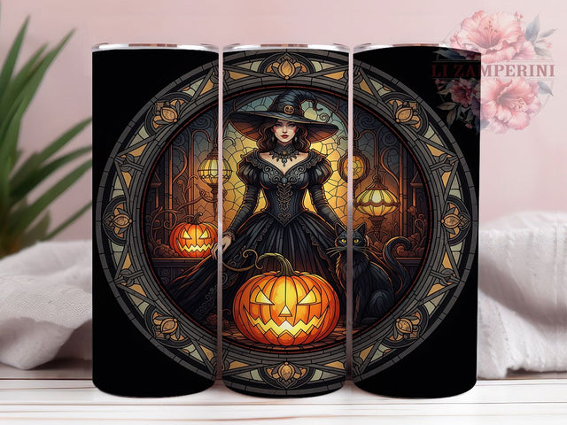 Spooky Bats Magic Halloween Witch Tumbler, Spooky Season Wrap, Bats Witch Cup, 20Oz Sublimation Design, Gothic Fall Drinkware, Haunted Night Mug, Magic Witch Tumbler Sublimation Li Zamperini 