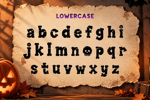 Spooky Bones - Halloween Font for Cricut Crafts Font AnningArts Design 