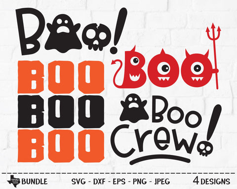 Spooky Boo Bundle | Halloween SVG SVG Texas Southern Cuts 