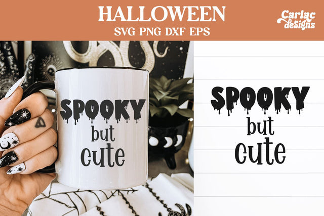 Spooky but cute svg SVG Carla C Designs 