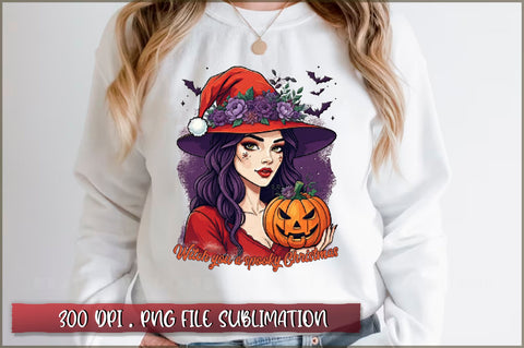 Spooky Christmas PNG Sublimation Bundle Sublimation Shetara Begum 
