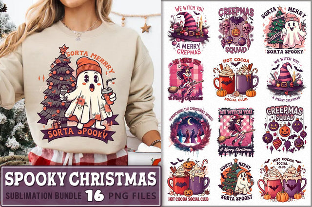 Spooky Christmas Sublimation Bundle Sublimation Shetara Begum 