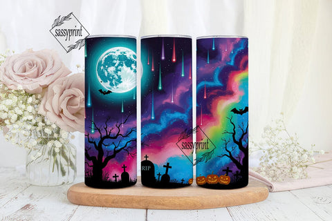 Spooky Cosmic Halloween 20oz Tumbler Sublimation sassyprint 