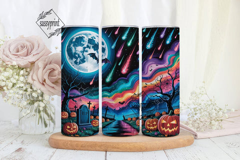 Spooky Cosmic Halloween 20oz Tumbler Sublimation sassyprint 