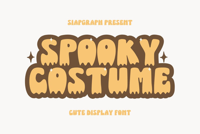 Spooky Costume - Retro Halloween Font Font Masyafi Studio 