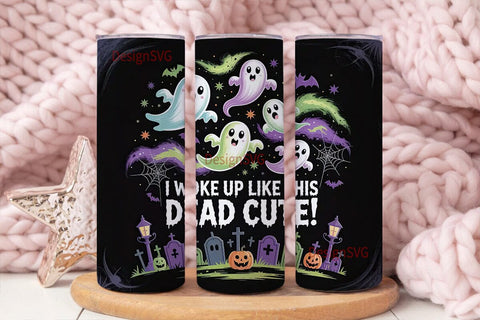 Spooky Cute Halloween 20oz Tumbler Wrap Sublimation DesignSVG 