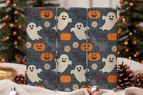 Spooky Cute Halloween 20oz Tumbler Wrap Sublimation DesignSVG 