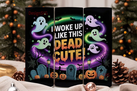 Spooky Cute Halloween 20oz Tumbler Wrap Sublimation DesignSVG 
