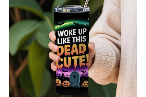 Spooky Cute Halloween 20oz Tumbler Wrap Sublimation DesignSVG 