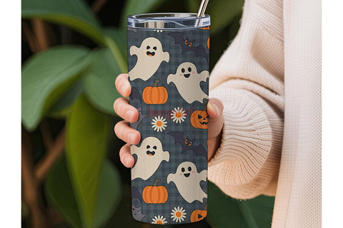 Spooky Cute Halloween 20oz Tumbler Wrap Sublimation DesignSVG 