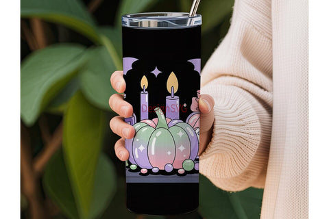 Spooky Cute Halloween 20oz Tumbler Wrap Sublimation DesignSVG 