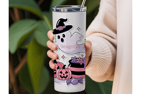 Spooky Cute Halloween 20oz Tumbler Wrap Sublimation DesignSVG 
